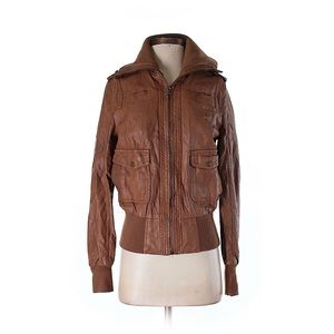 Flying Tomato - Faux Leather Jacket - Size: M